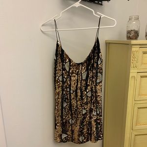 Free People  Deco Sequin Mini